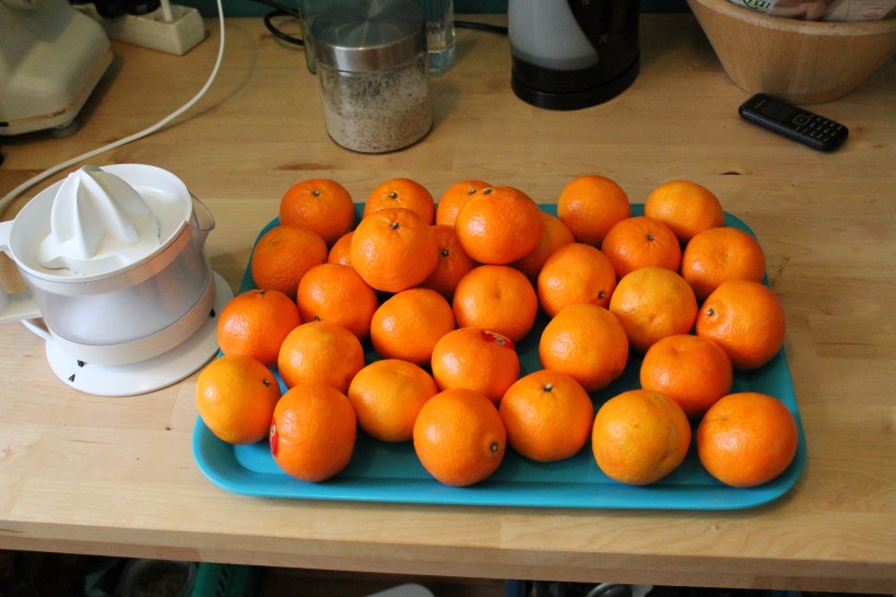 und doch noch ein paar Mandarinen dazugetan